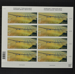 SWITZERLAND, Mi. 2454, 'Solarimpulse' in cpl. imperforated miniature ...