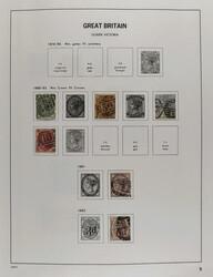 GREAT BRITAIN 1840-1990, o/*/** in 1 album, 2 stockbooks and on ...