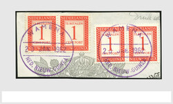 NED. NIEUW-GUINEA PORT, verzameling in NNG gebruikte Nederlandse ...