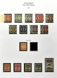 GERMANY, DANZIG 1920-1939, o/*/** single volume collection, often ...