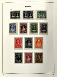 SPAIN 1850-1940, o/*/** single volume collection with several better ...