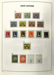 VATICAN 1929-2000, */** collection in a Davo album with several ...