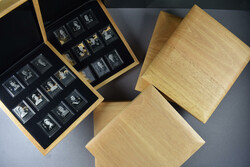 NEDERLAND, postzegels in zilver met 4 x 'Europese Royals' uitgifte in ...