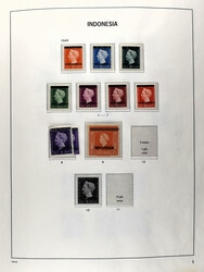 INDONESIË 1949-2011, o/*/** verzameling in 4 Davo albums waarbij ...