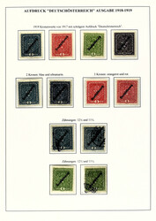 AUSTRIA 1850-1975 o/*/**, several (rest) collections on album- and ...