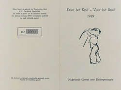 NEDERLAND 1949-1962, 10 Kinderbedankkaarten type S, alle in nette ...