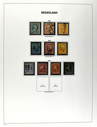 NEDERLAND 1852-2009 o/*/**, verzameling in 5 Davo albums waarbij ...