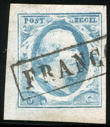 1n-Pl.IV-21, aan drie zijden zeer breed gerand pracht hoekstuk