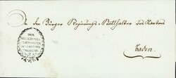1800: Portofreiheits-Stempel des Kantons Thurgau, "Der ...