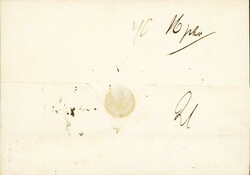 1841: Faltbrief aus dem kleinen Dorf Georgenburg (Litauen)  nach ...