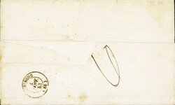 1842: Faltbrief aus LOUVAIN (roter K2) via Valenciennes und  Huningue ...