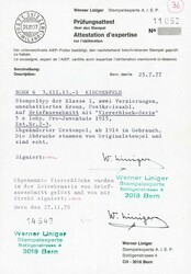 1915: Serie mit Appenzeller Knabe und Luzernerli im  Viererblock mit ...