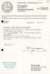 1917: Komplette Serie Trachtenbilder mit Zentrumstempeln  von BERN, ...