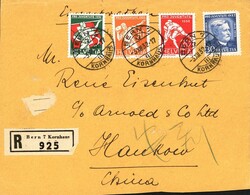 1932: PJ-Satzbrief, sauber gestempelt BERN Kornhaus  3.XII.32 nach ...