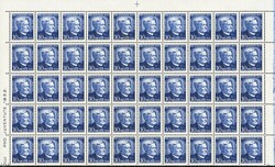 1932: 5 Rp. im 100er Bogen, dazu Halbbogen 30 Rp.,  postfrisch; Kat: ...