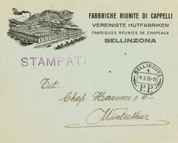 Kleine Briefsammlung ab ca. 1907 bis 1960, 54 Belege mit  Werbe- und ...