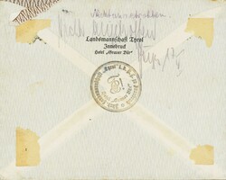 1929: Interessanter Auslandbeleg von Innsbruck nach  Charlottenburg; ...