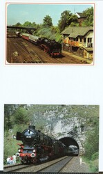 Spezial-Sammlung Eisenbahnen im Philswiss-Album:  Hunderte Marken und ...