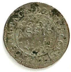 Lot mit 5 Basler Münzen und einem Anhänger (Replika);  Assis 1695, ...