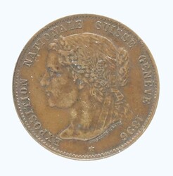 Genf 1896: Exposition Nationale Suisse de Genève;  Medailleur G. ...