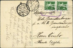 1915: Handkolorierte Karte mit holländischem Motiv von Winterthur ...