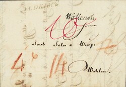 1827: Geschäftsbrief aus Bozen über FELDKIRCH und Walenstadt ...