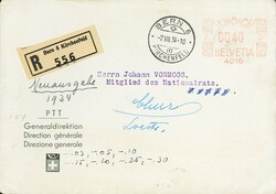 1934: Landschaftsbilder (Buchdruck), PTT Geschenkheft mit je einer ...