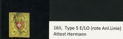 Rayon II, Type 5, E/LO mit roter Anlagelinie und weiterem ...