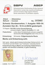 Rayon II, Type 5, E/LO mit roter Anlagelinie und weiterem ...