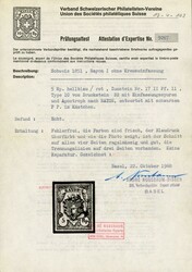Rayon I, hellblau, Type 10, Stein B2/LU mit Plattenfehler 11, dazu ...