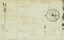 1841: Zweizeiler FRANCO/AUS RUSSLAND, auf Faltbrief aus RIGA nach ...