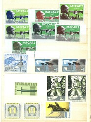 Einsteckalbum mit losen Marken, Doubletten, Briefstücken, dazu ca. ...