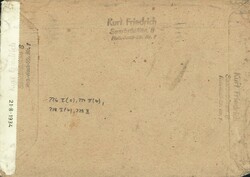 Feb. 1948: Üppige Buntfrankatur mit u.a. zwei Viererblocks und einem ...