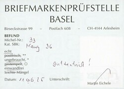 1870: 10 C. gelbbraun, Ceres, ungebraucht; sauber und gut zentriert, ...