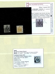 Lombardei/Venetien: Interessante Sammlung ab Nr. 1, gestempelt und ...