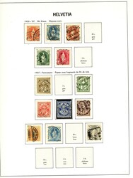 Schachtel mit verschiedenen Teilsammlungen und Restposten: ...