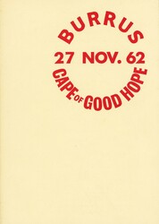 Lot mit 2 Auktionskatalogen Cape of Good Hope: Burrus, 27. Nov. 1962; ...