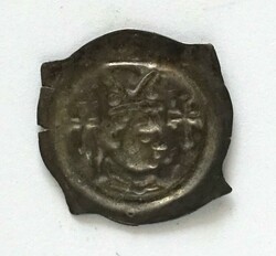 Basel: Vierzipfliger Pfennig ohne Jahr, Bistum Basel, Bischöfliche ...