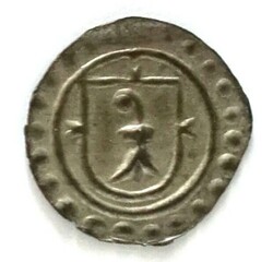 Lot mit 5 Basler Münzen und einem Anhänger (Replika); Assis 1695, ...