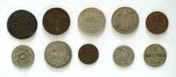 Lot mit 10 Münzen der K. und K. Monarchie ca. 1812-94, versch. ...