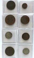 Kirchenstaat/Vatikan: Kleine Sammlung mit 16 Münzen 1837-1951, u.a. ...