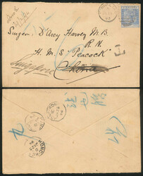 Gibraltar to H.M.S. Peacock, redirected to Singapore – Taxed Naval ...