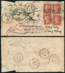 Hastings, United Kingdom to Singapore, Redirected to HMS Fly in Hong ...