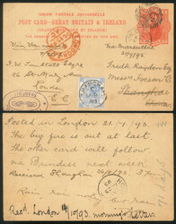 Rarities from Distant Shores: 1893.07.21 (July 21) England to ...