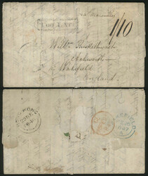 1846.12.20 (December 20) Entire Letter from Shanghai to England (26.2 ...