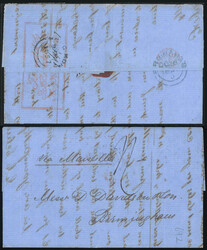 1857.06.26 (datelined June 26) Folded Entire Letter from Shanghai to ...