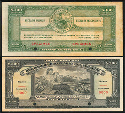 110.560.100: Banknoten - Amerika - Ecuador