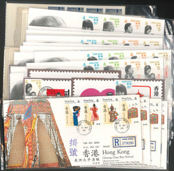 7999: Hong Kong - Covers bulk lot