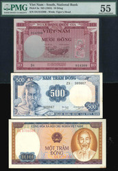 110.570.495: Banknotes – Asia - Vietnam South