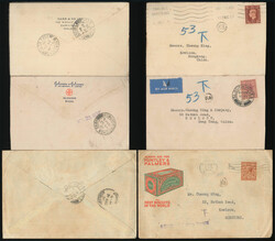 1934.08.02 (August 2) Incoming Huntley & Palmers Advertising Cover ...